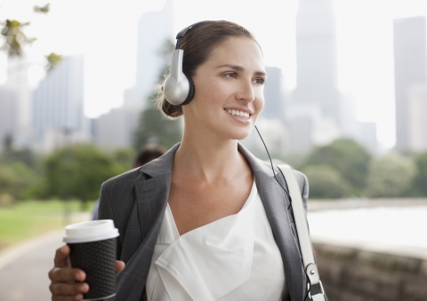 Headphones Brand reinforcement is most effective when it can take place every day, particularly when potential guests are off-property.