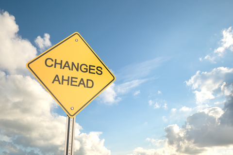 Change ahead (CREDIT: Getty/_ba_) Sign that says "changes ahead"