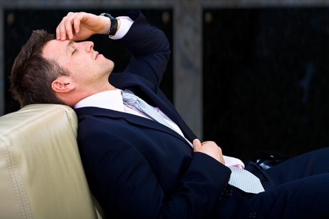 Tired/Sleeping Businessman - nyul/iStock/Getty Images Plus/Getty Images Tired/Sleeping Businessman - nyul/iStock/Getty Images Plus/Getty Images
