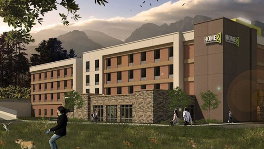 Rendering of Home2 Suites by Hilton in Lebanon, Tenn.