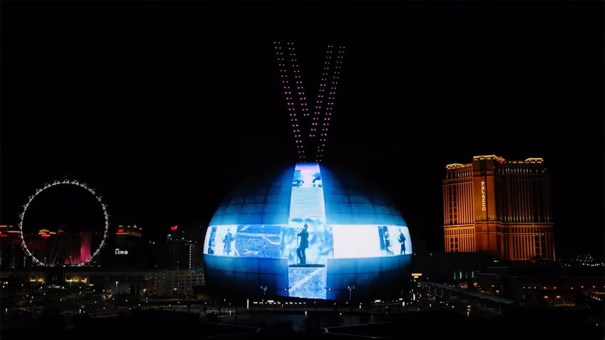 Sphere Celebrates V-U2 Immersive Concert Film With Exosphere
