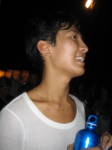 Alexander Wang Designer Alexander Wang backstage
