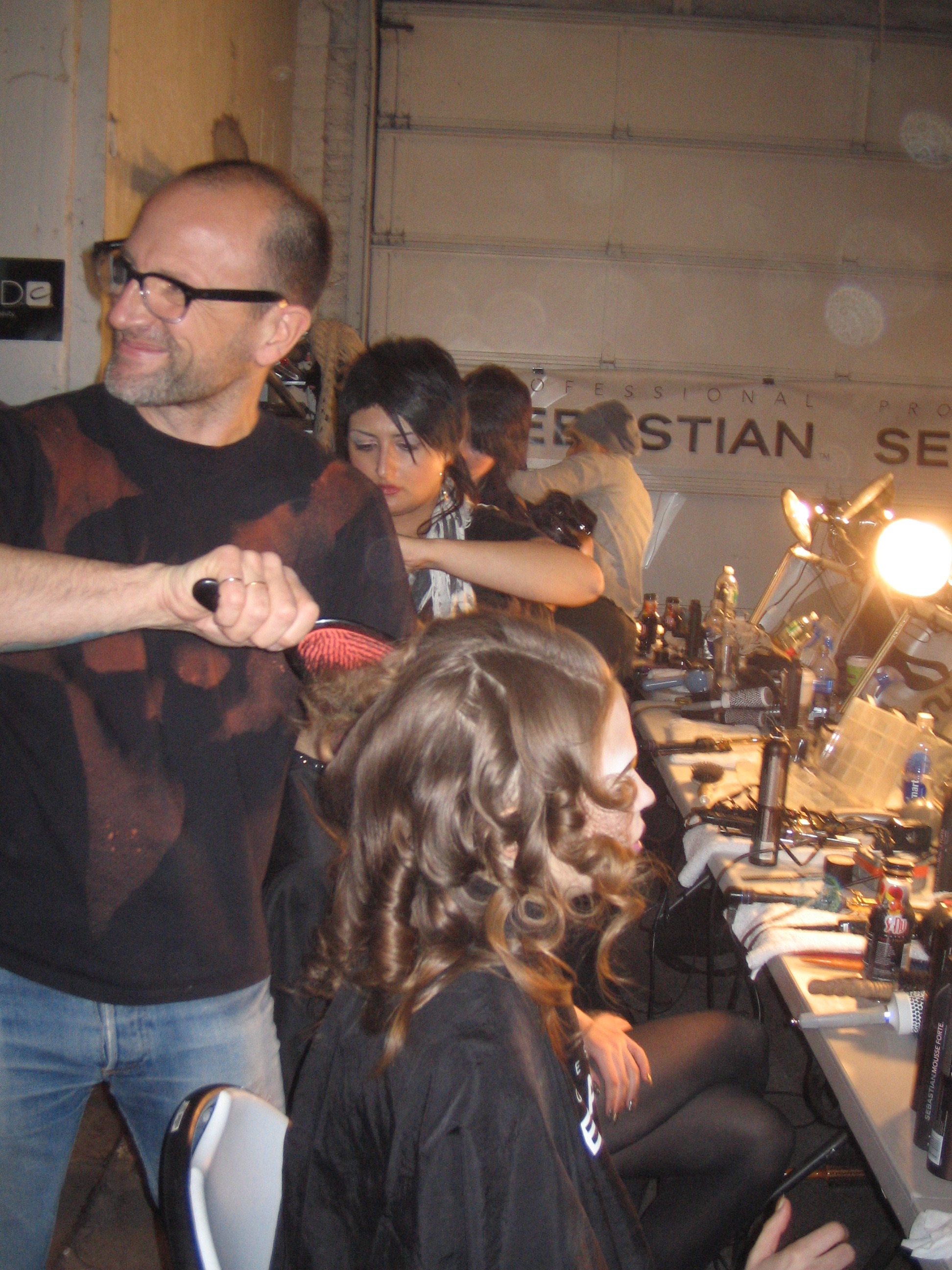 Lead hairstylist for Sebastian Professional Thomas Dunkin