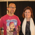 Me with Thomas Dunkin, lead hairstylist for Sebastian Professional
