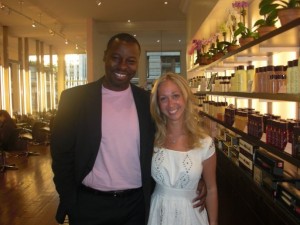 ted-lori Me with Ted Gibson after MY hair makeover last summer