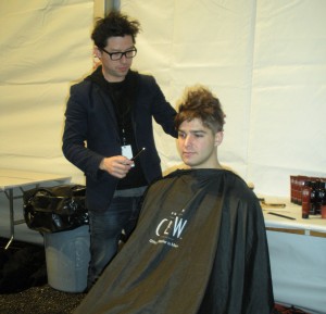 Paul Wilson for American Crew American Crew Lead Stylist, Paul Wilson, creates a gypsy-inspired look on a Duckie Brown model