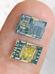  This month s cover photo is courtesy of the Engineering Research Center for Wireless Integrated Microsystems (WIMS, www.wimserc.org, an NSF Engineering Research Center). The background image shows wafer-level integration of vacuum-sealed capacitive pressure sensors. On the fingertip are front and back views of a fully integrated microsystem for autonomous data gathering. 