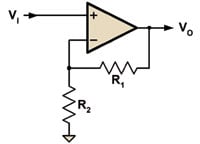 Figure 3. In some cases, a simple op amp circuit can help you maintain accurate gain
