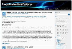 Spectral Emissivity & Emittance site