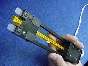 Figure 5. Very thin flexible wand with wand positioning holder