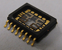 A prototype of Synkera Technologies' MikroKera chemical sensor
