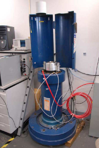Figure 15. The Very High G (VHG) shock machine at Eglin AFB