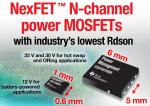 N-channel Power MOSFETs Achieve Industry's Lowest On Resistance