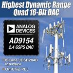 Quad DAC Supports All Wireless and Mobile Frequency Standards