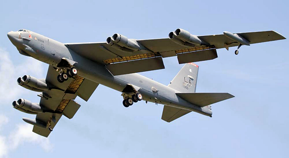 Fig. 1: An upgraded B-52 bomber.