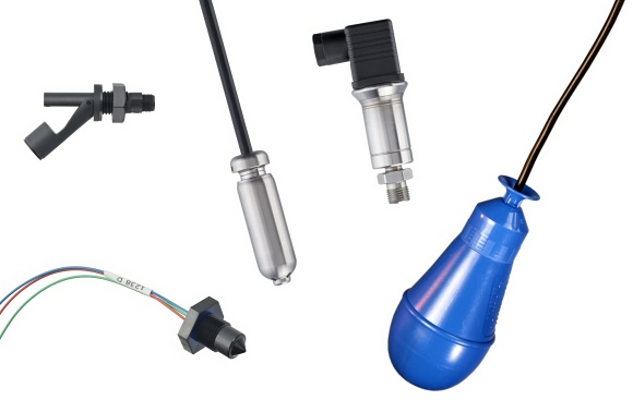Fig. 1: Several different technologies can be used to detect and measure liquid levels.