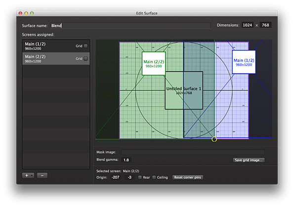 qlab projection