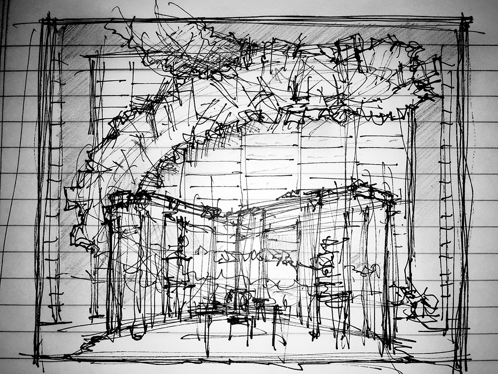 Rough sketch by Derek McLane