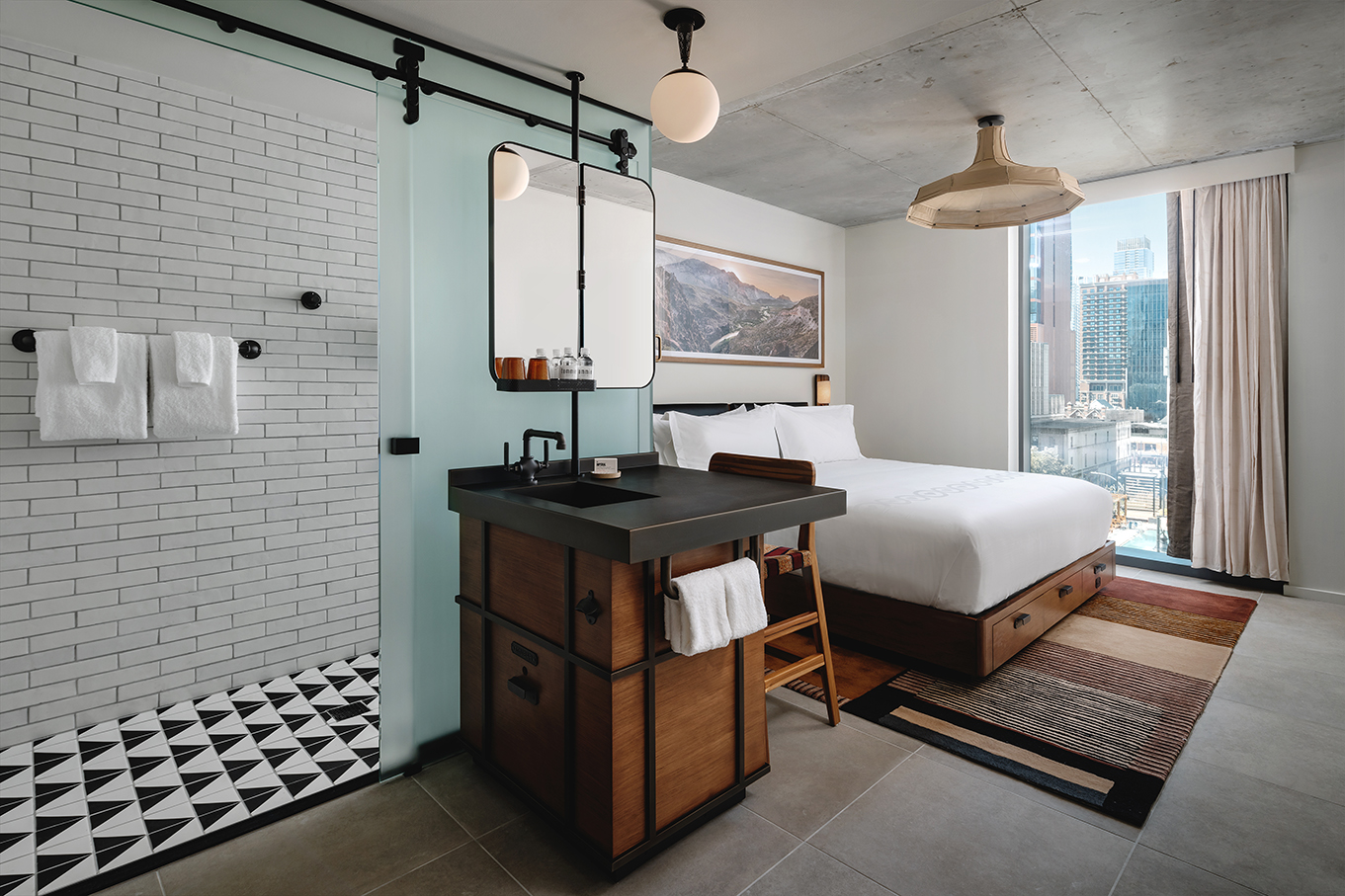 The new Tommie Austin offers 193 guestrooms that are targeted at younger travelers
