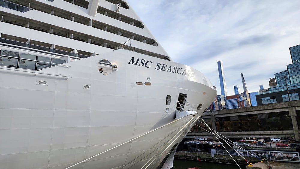 MSC Seascape hull