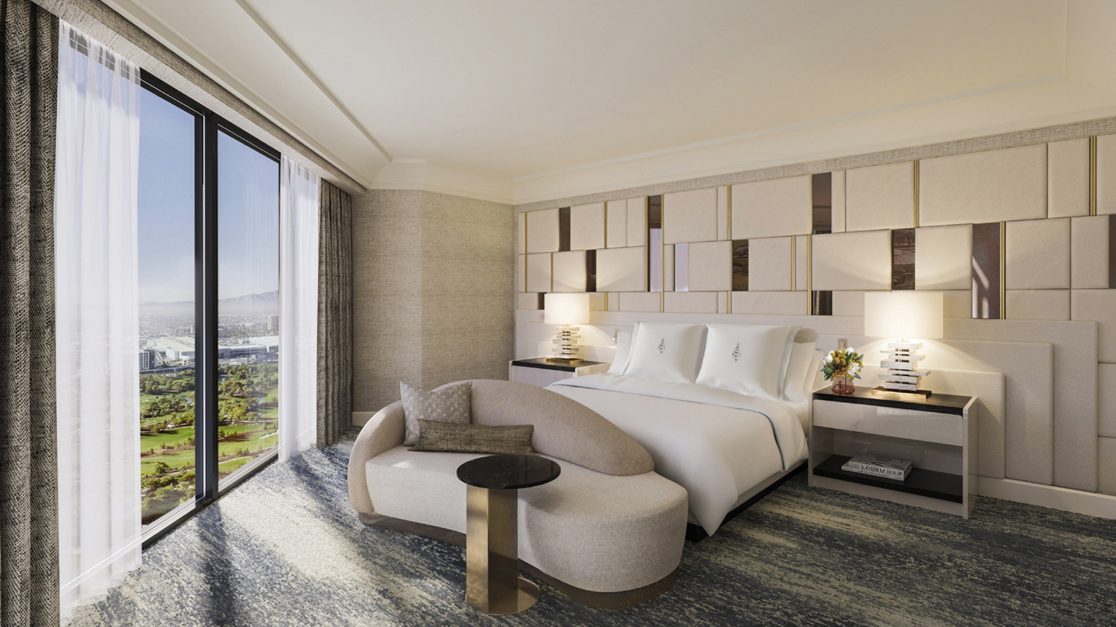 The Four Seasons Hotel Las Vegas has completed the first phase of a redesign to 409 of the propertys 424 guestrooms and su