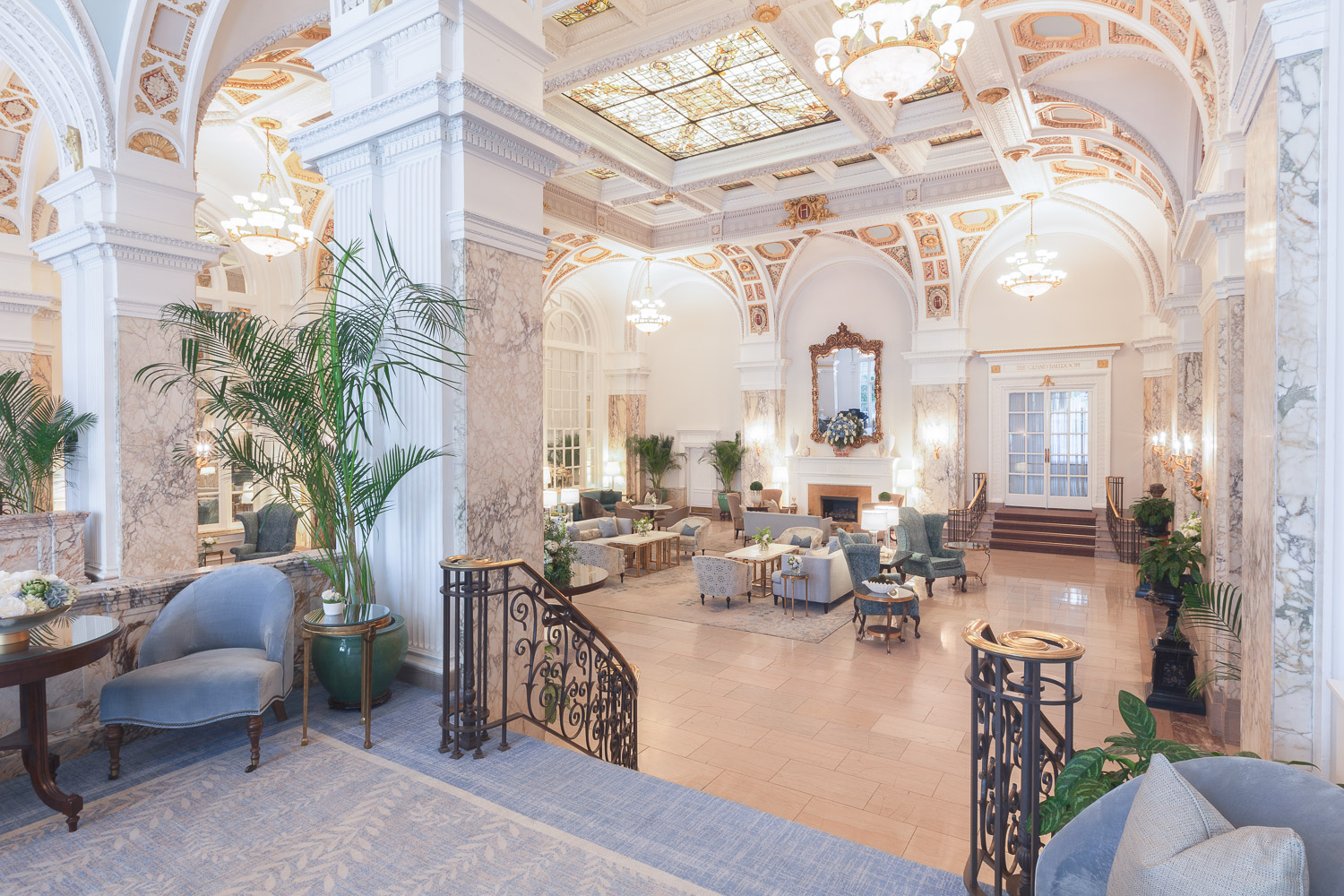 Nashvilles Hermitage Hotel redesigned lobby
