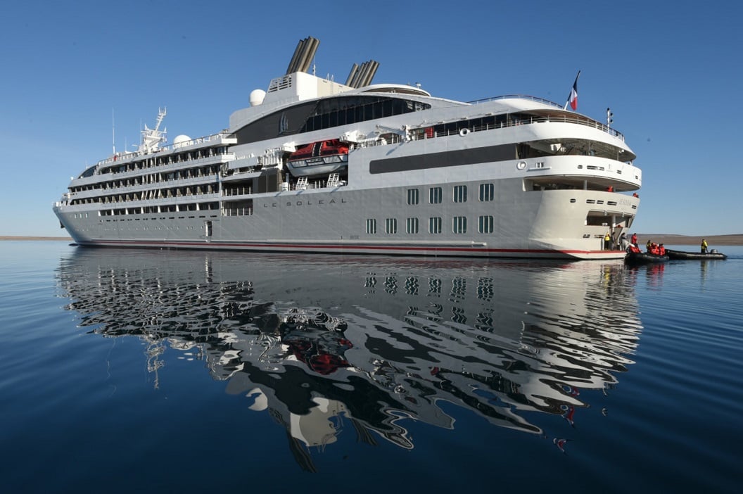 Le Soleal returned to service in Darwin Australia so all Ponant ships are now back in service 