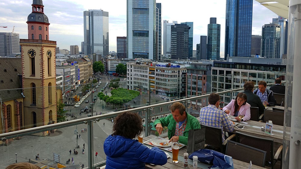 Frankfurts skyline 