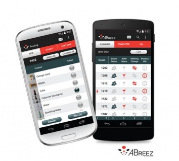 ABreez mobile minibar system app