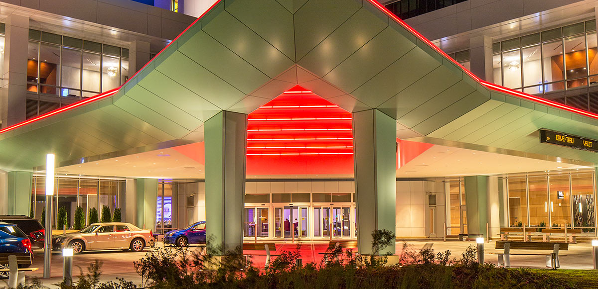 Potawatomi Hotel  Casino front entrance