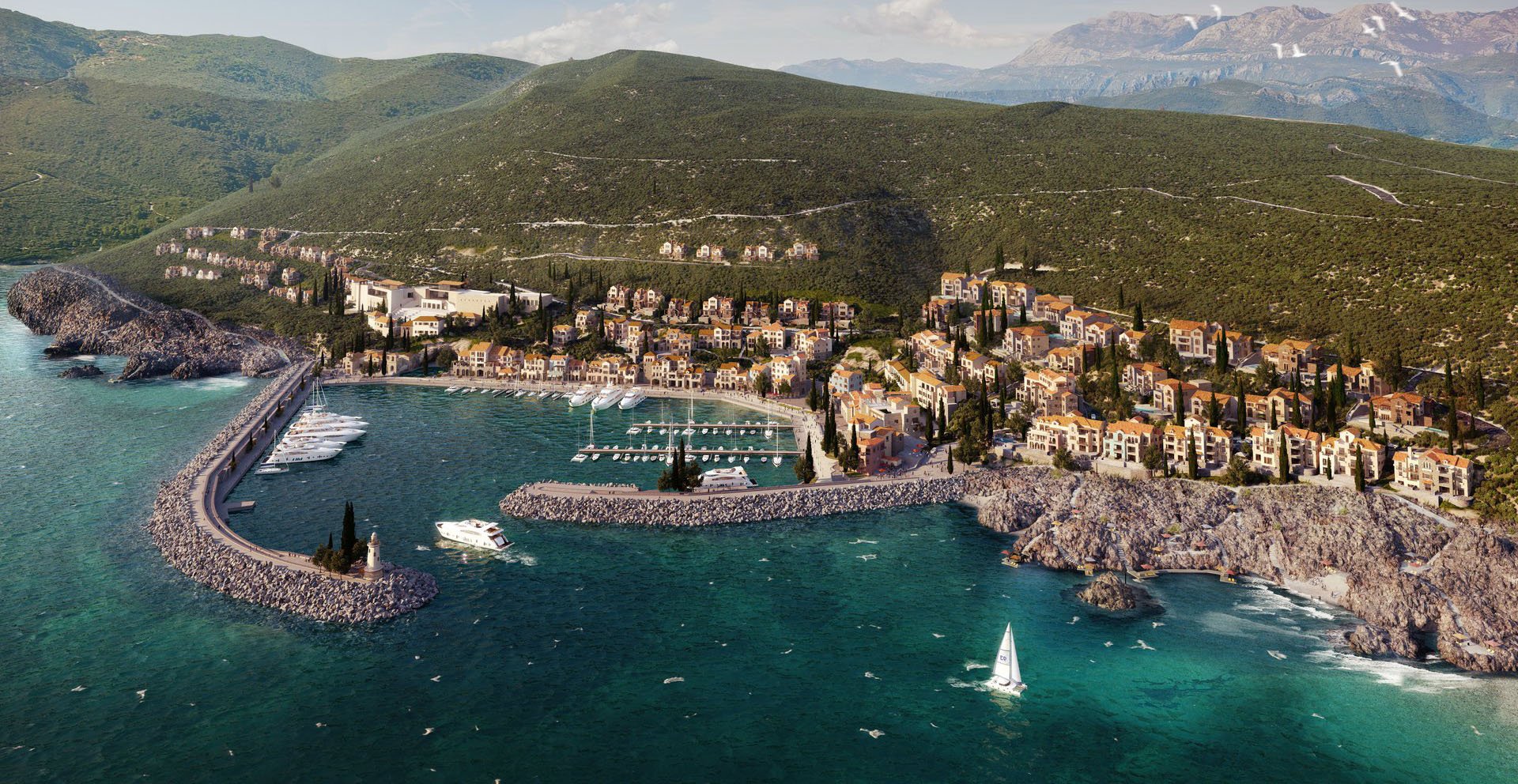 Lustica Bay
