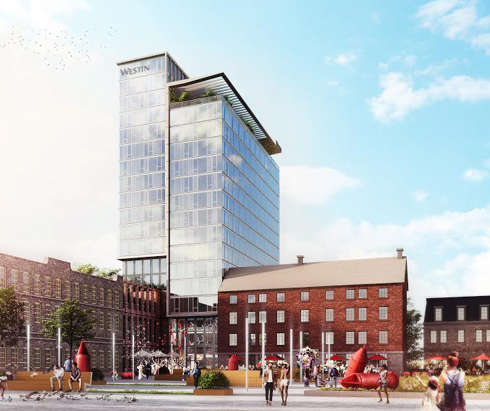 hotel to be named the Westin New York Staten Island is set to open by mid-year 2019 and will be the first full-service bus