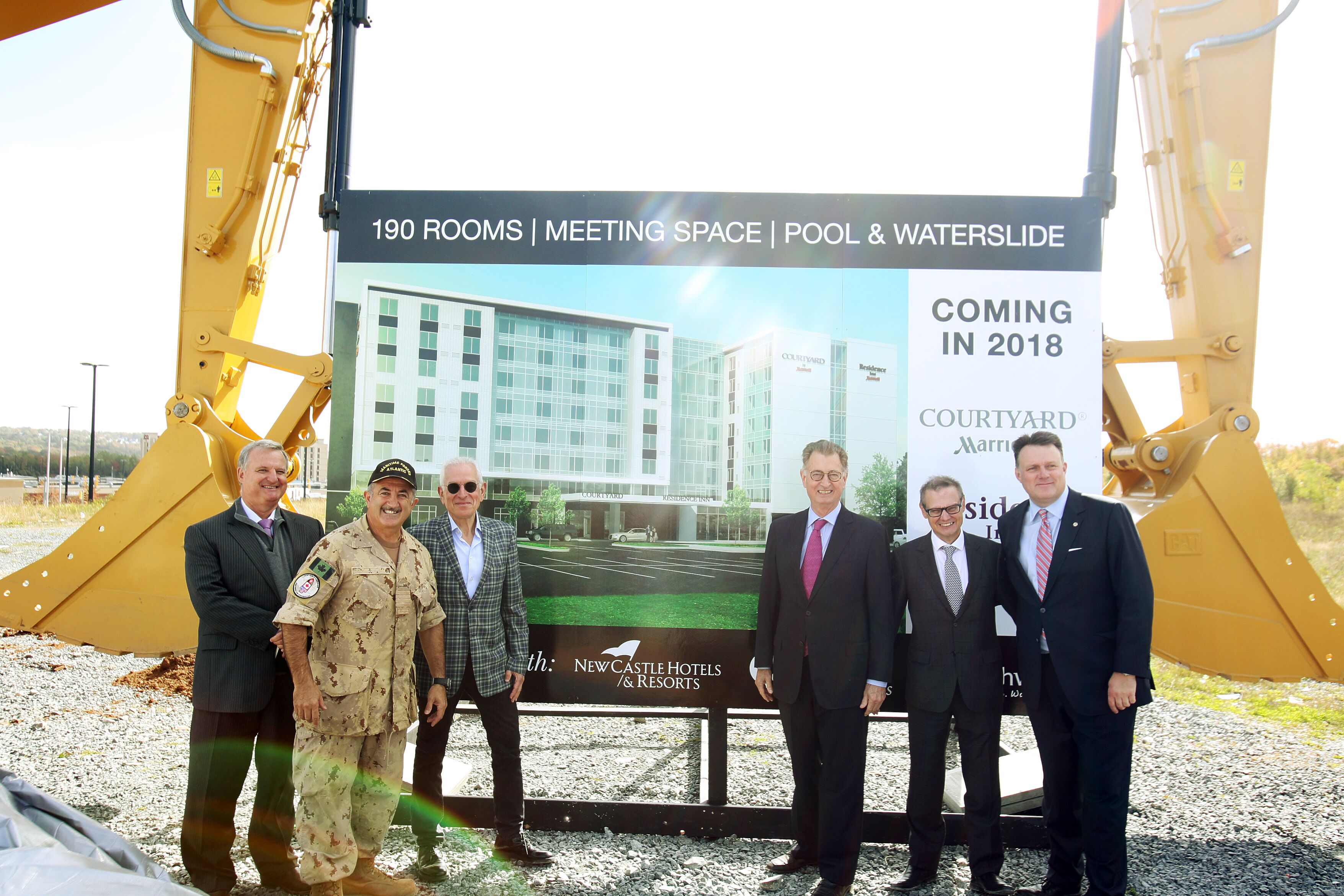 The project is estimated to be completed in Q3 2018 and will include a 106-room Courtyard by Marriott and 84-suite Residence