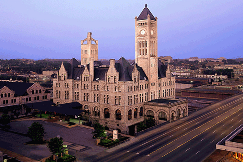 The landmark hotel combines propertys historic architecture with contemporary Nashville influences