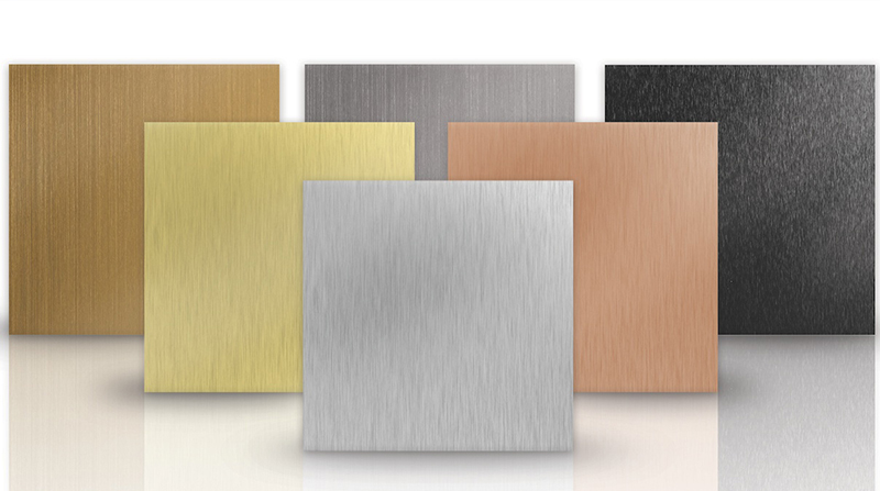 The new additions include brushed golden aluminum and brushed stainless steel both appropriate for vertical and horizontal a