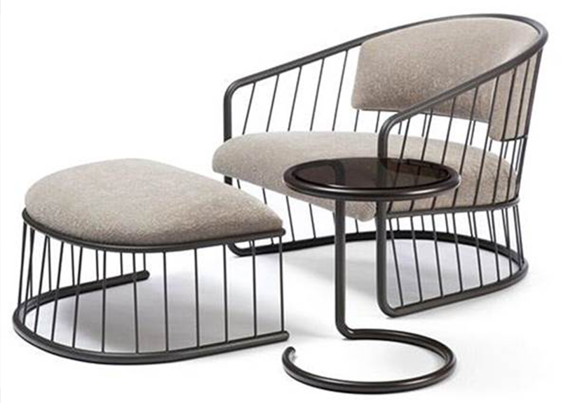 Whisper is a collection of seating and tables designed by Doug Levine for Link Outdoor
