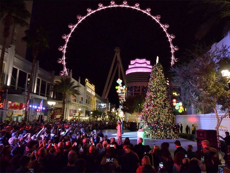 Las Vegas Tree Lighting Ceremony