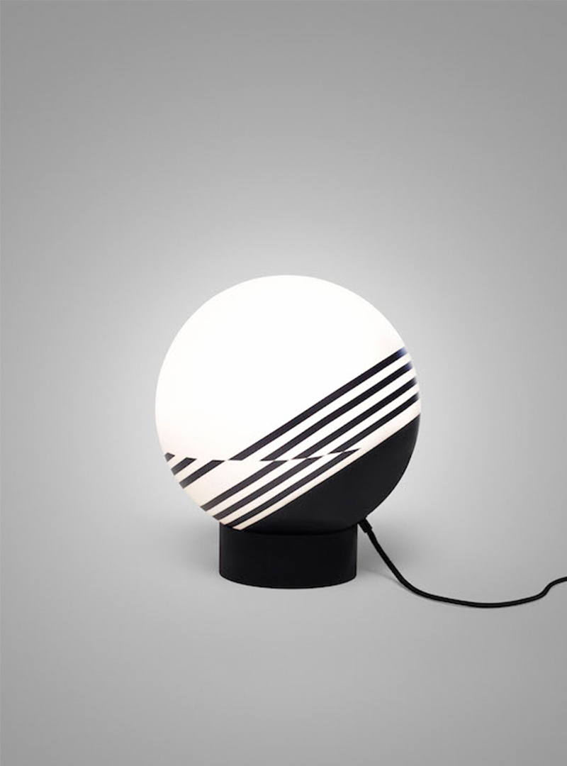 Optical Lights is said to be inspired by the black-and-white graphic patterns of Op Art