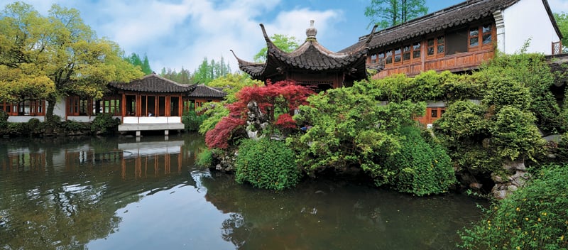 The Classical Gardens of Suzhou recognized as UNESCO World Heritage Sites are a popular tourist attraction in China