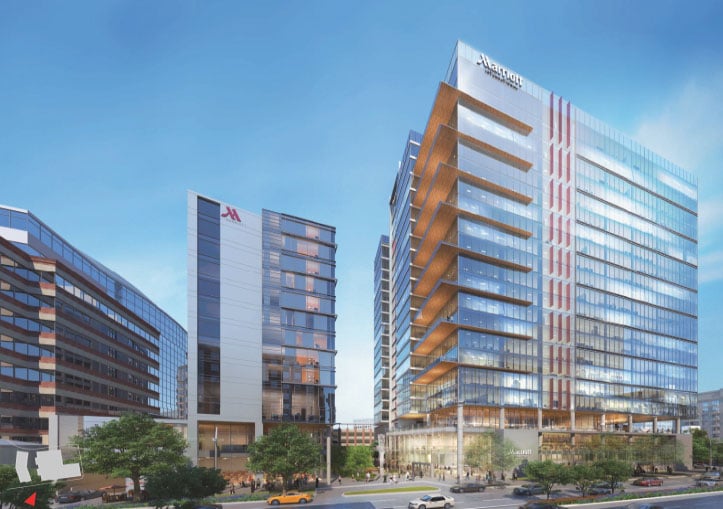 Marriott is partnering with Bernstein Companies and Boston Properties for a new hotel in Bethesda Md