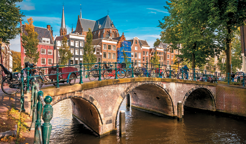 Amsterdam the city of canals is popular for its museums restaurants and shopping