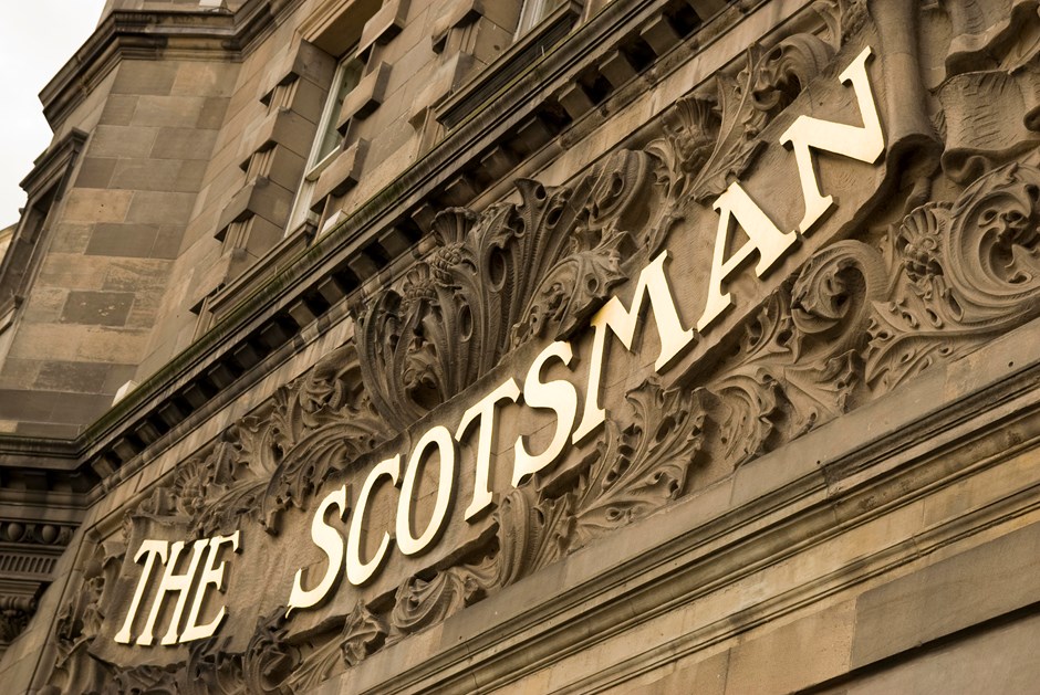 Scotsman Hotel sign