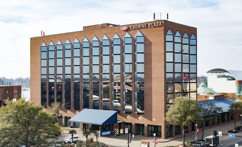 The 173-room hotel is located on the waterfront and will be renamed the Hampton Marina Hotel after a planned renovation