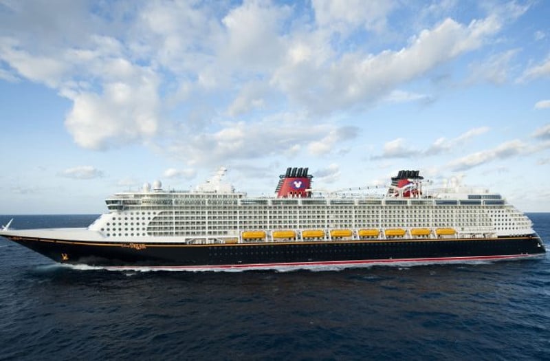 Disney Dream Cruise Ship at Sea