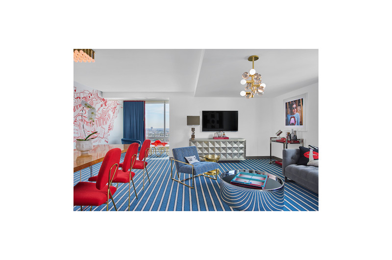 Room rendering of the Andaz Red Suite and Andaz West Hollywood