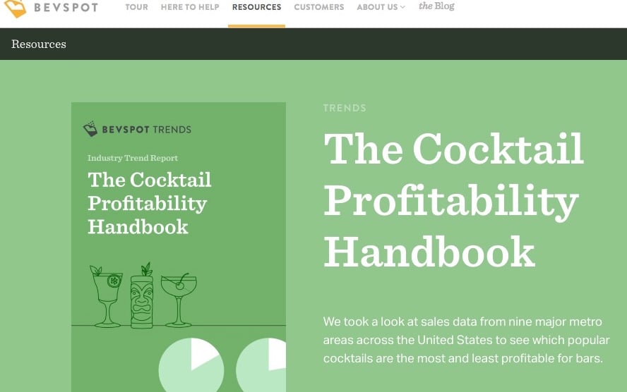 BevSpot Cocktail Handbook screenshot