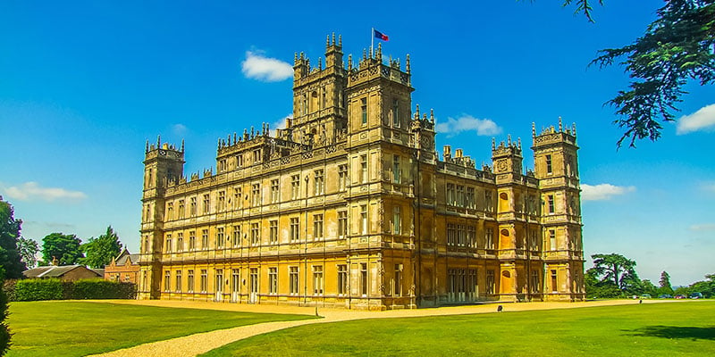Highclere Castle filming location of the hit series Downton Abbey