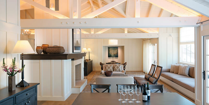 Meadowood in Napa Valley has launched Wine  Wellness Retreats Shown here is an Estate Suite Living Room Butler servi