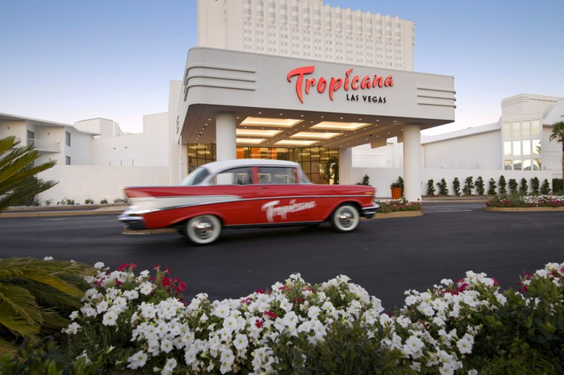 Exterior of Tropicana Las Vegas Editorial