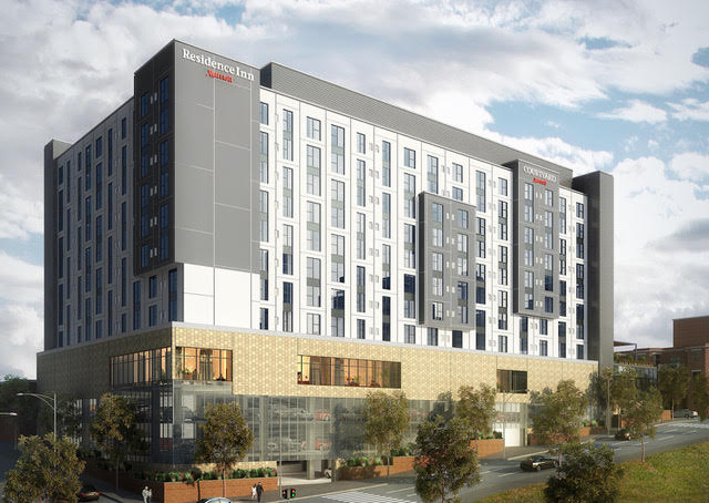 The 43-million development will consist of a 144-room Courtyard by Marriott and an 88-room Residence Inn